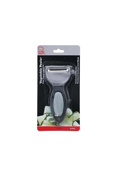 Chef Craft مقشرة خضراوات باللونين الأسود والرمادي