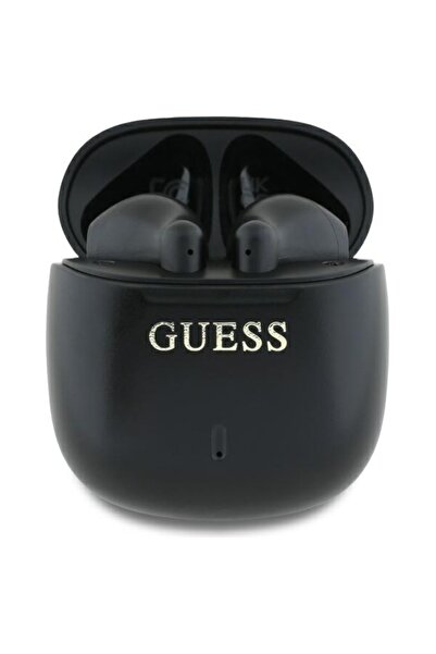 Guess Căști intraauriculare Bluetooth fără fir cu logo clasic, negre, IPX5, U...