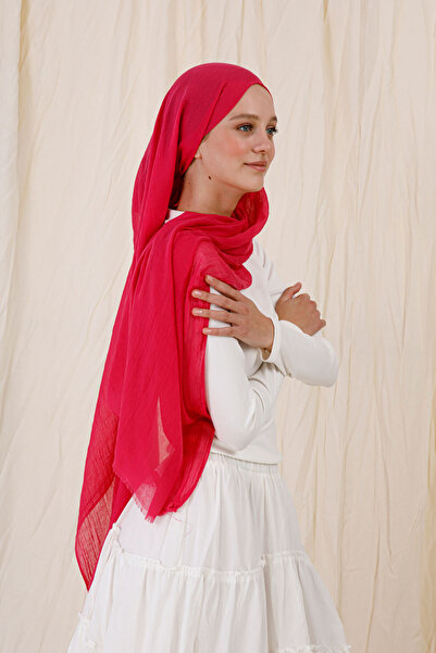 FENZA SCARF Șal din bambus de culoarea trandafirului