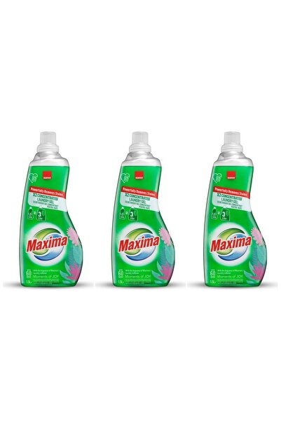 Sano SET 3 PIECES - Maxima Concentrated Laundry Gel 2x Power Clean (60 Washes...