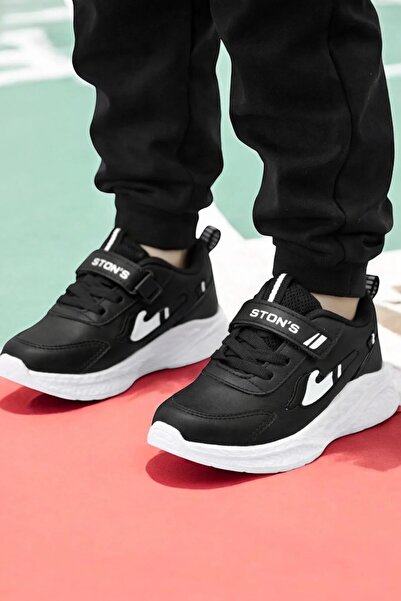 ALTUNTAŞ Erkek Çocuk Cırt Cırtlı Rahat Taban Günlük Spor Ayakkabı Okul Ayakka...