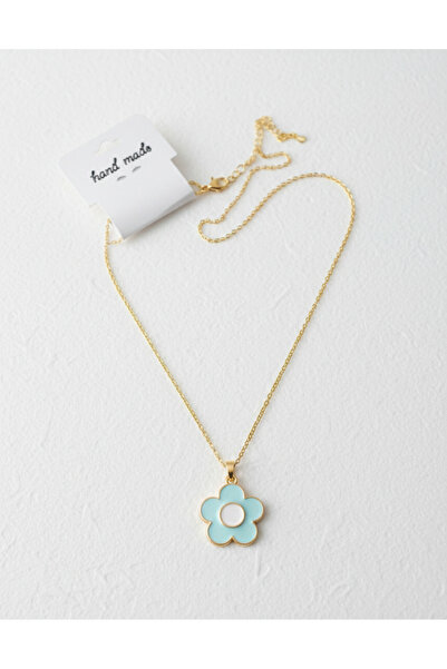 beePoint 316L Gold Daisy Steel Necklace