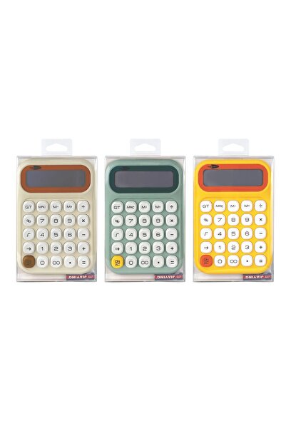 Lebez Calculator de birou, 12 Cifre, 11.5 x 16.8 cm, 3 culori disponibile (bl...