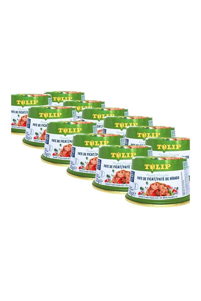 Tulip Pachet 12 x Tulip-Pate de ficat de porc picant 125g