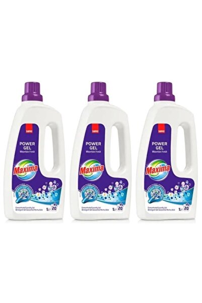 Sano SET 3 PIECES - Maxima Deep Clean Gel Detergent - Mountain Fresh, 1L (20 ...