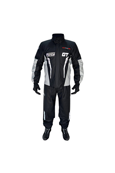 Forte GT معطف واق من المطر 2001150 PU أسود بدون خياطة