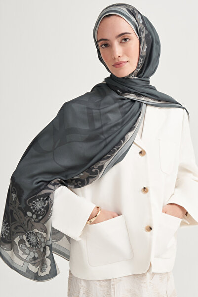 carell Olea İncira Viskon Şal Antrasit