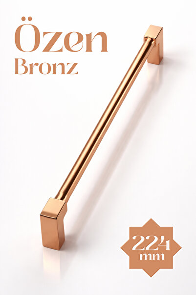 Badem10 Özen (1 τεμάχιο) 224 mm Μπρούτζινη μεταλλική λαβή για συρτάρια και έπ...