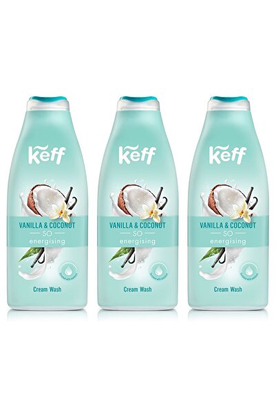 Sano SET 3 BUCĂȚI - Gel de duș hidratant cu vanilie și nucă de cocos 500ml