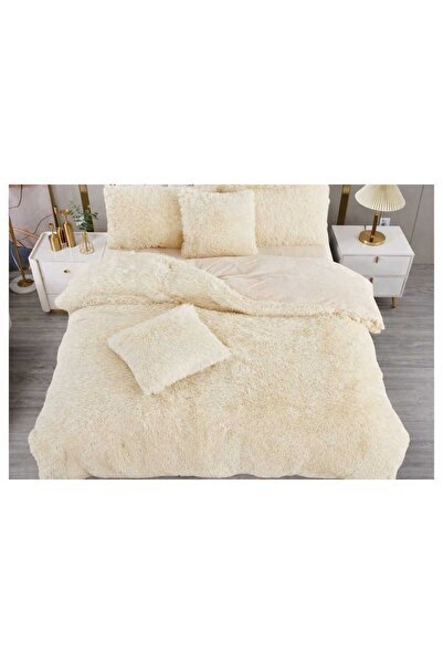 ANATOLIATEKSTILE Set Lenjerie de Pat Cocolino Deluxe, 6 Piese, Blăniță Pufoas...