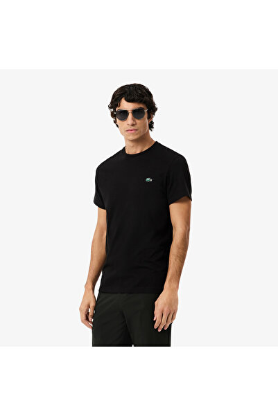 Lacoste Erkek Regular Fit Bisiklet Yaka Siyah T-Shirt