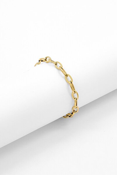 Calvin Klein سوار نسائي ذهبي مطوي مرصع بكريستالات دائرية، ذهبي