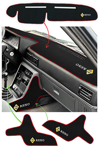 TUSBA MARKET Renault Broadway R9 R11 Uyumlu Elmas Logolu Torpido Kaplama & Vi...