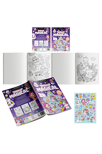 Hinkler ملصقات تلوين معطرة بتصميم كاليدوسكوب، رائعة للغاية