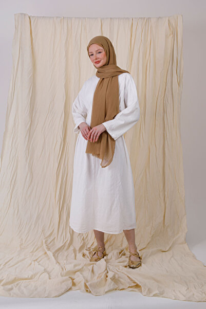 FENZA SCARF شال من الخيزران بلون الجمل