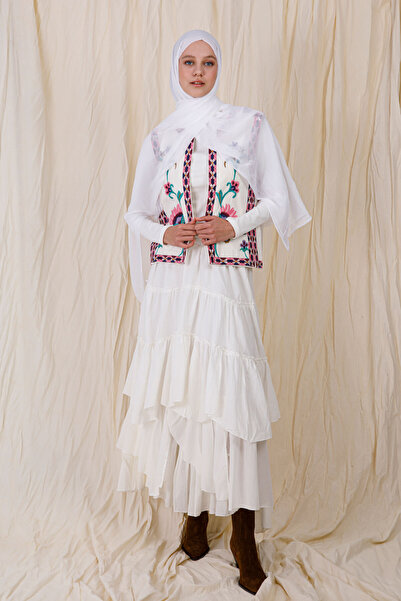 FENZA SCARF White Bamboo Shawl