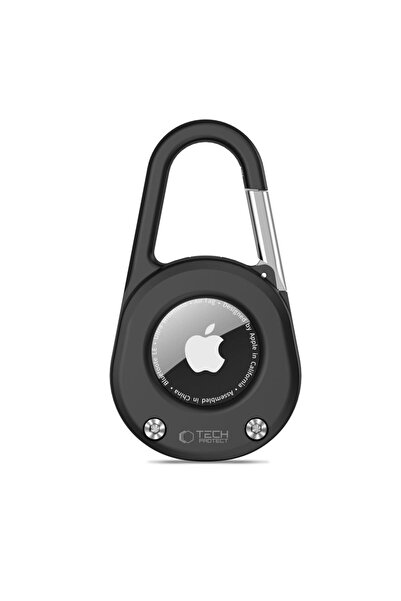 Tech-Protect SlideLock Keychain Case for Apple AirTag - Black