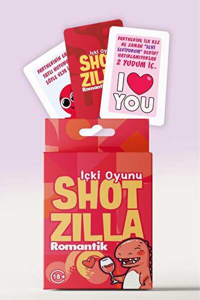 EFBUTİK Shot Zılla Romantik Kart Oyunu
