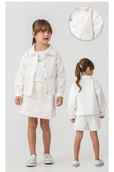 CİCHLİD Kız çocuk şort etekli takım