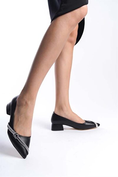 Difolia Rochie de seară Valeri cu piatră laterală neagră, cu toc mic, pantofi...