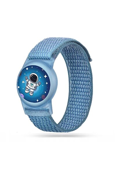 Tech-Protect Kids Nylon Strap for Apple AirTag, Blue