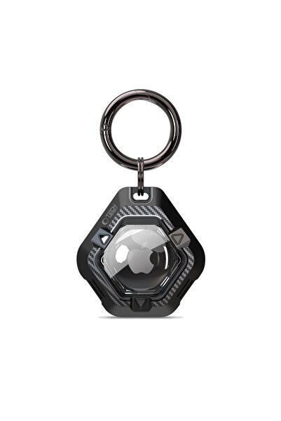Tech-Protect Defense Keychain Case for Apple AirTag, Black