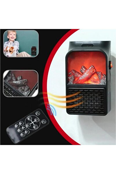 OEM Aeroterma portabila Flame Heater 500 W, 2 niveluri temperatura, display d...