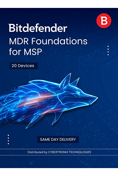 BITDEFENDER أسس MDR لـMSP |   20 جهازًا لمدة عام واحد |   رخصة رقمية |   التو...