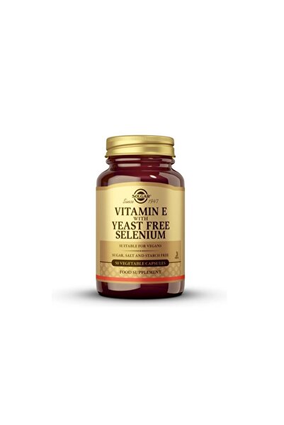 Solgar Vitamin E with Yeast Free Selenium 50 capsule -