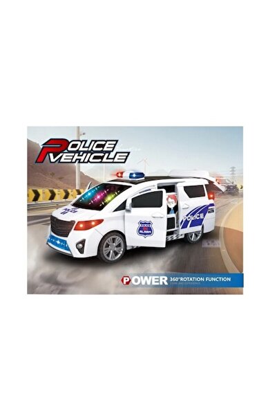 TelcoMag Mașină de poliție, lumini și sunete, uși mobile