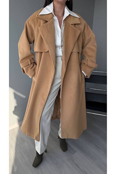 My Blog Dark Beige Vorkuta Coat - 500004