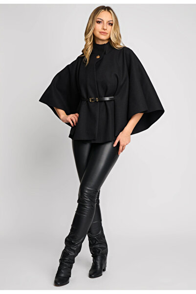 OEM Spring-autumn cape, elegant, Helen, with belt