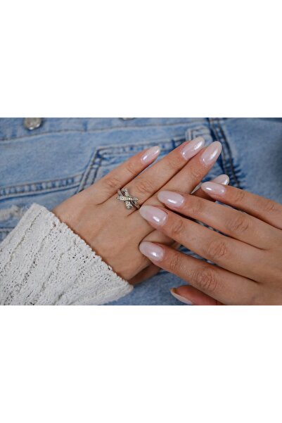 ATELİER TUĞBA خاتم YZK217 قابل للتعديل مرصع بالأحجار الكريمة الملونة