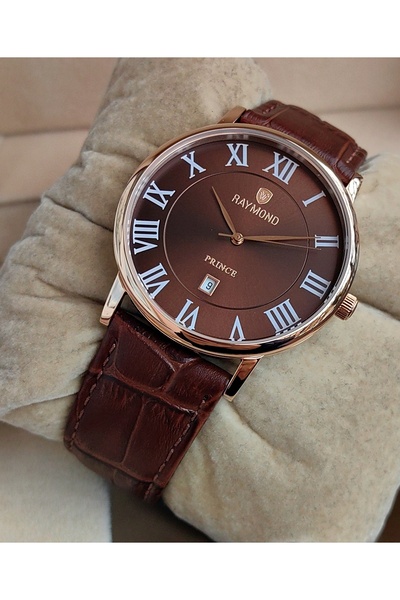 Raymod Raymond Brown Classic Men's Wristwatch