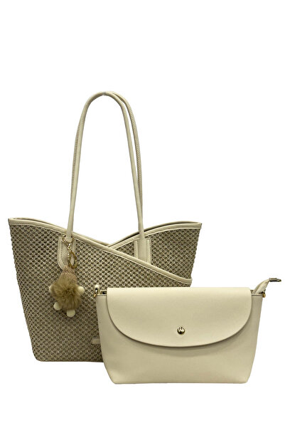 KRISTE BELL Women's Bag Straw Beige 26763-H
