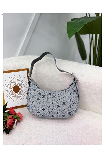 YEDİLALE Geantă de umăr pentru femei cu model monogramă