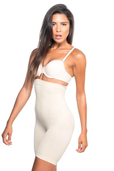 Difolia Ten Mi Emay 2077 High Waist Patterned Long Corset