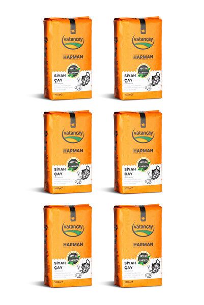 Vatan çay Avantajlı çay paketi 6x1000gr harman siyah çay