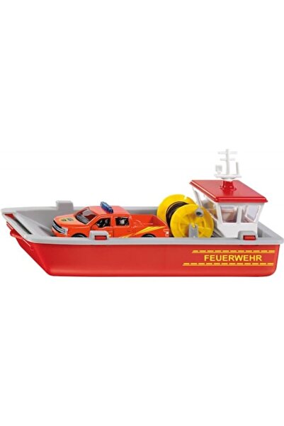Siku Set de joacă Ferry și Camion de Pompieri, 1:50