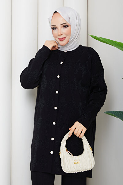 KAYA BUTİK Baklava Sim Textured Cardigan