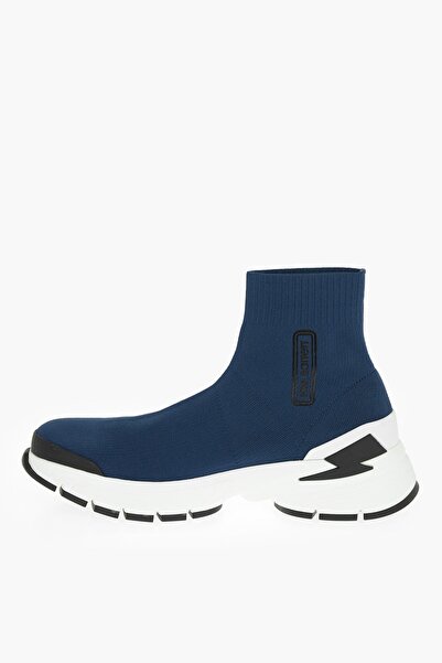 Neil Barrett adidași BOLT cu talpă contrastantă