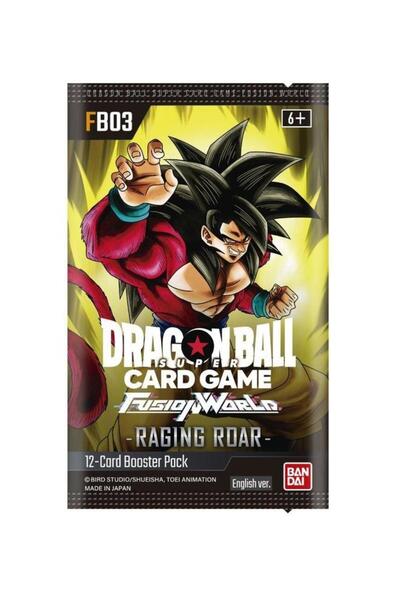 BANDAI Dragon Ball Super TCG: Raging Roar (Random 1 pack )
