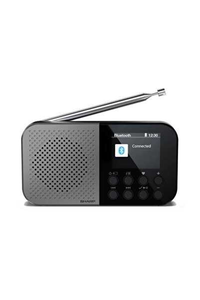 Sharp Osaka DR-P520 Portable Radio Black and Gray