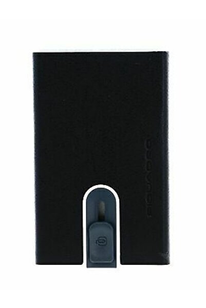 PIQUADRO Piquadro, Piquadro, Δερμάτινη Θήκη για Κάρτες, PP5358B3R, Μαύρο, Unisex