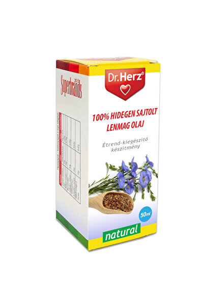 Dr Herz Ulei din seminte de in 100 % presat la rece 50 ml