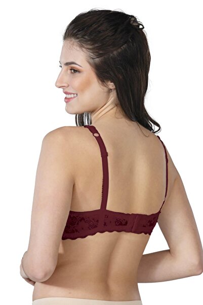 Difolia BORDO MI Emay 188 C Sutien de recuperare cu sârmă din dantelă