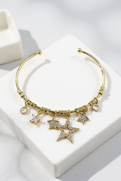 Zirona Yıldızlar Kelepçe Bileklik