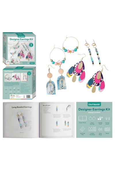 Hinkler Craft Maker Designer Earrings Kit