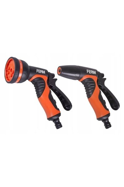 Ferm Σετ πιστολιών ψεκασμού, μαύρο/πορτοκαλί