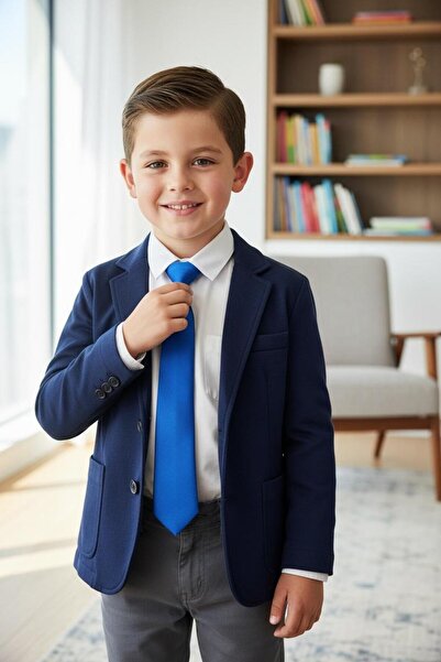 Balgüneş Tekstil Erkek Çocuk Lastikli Kravat